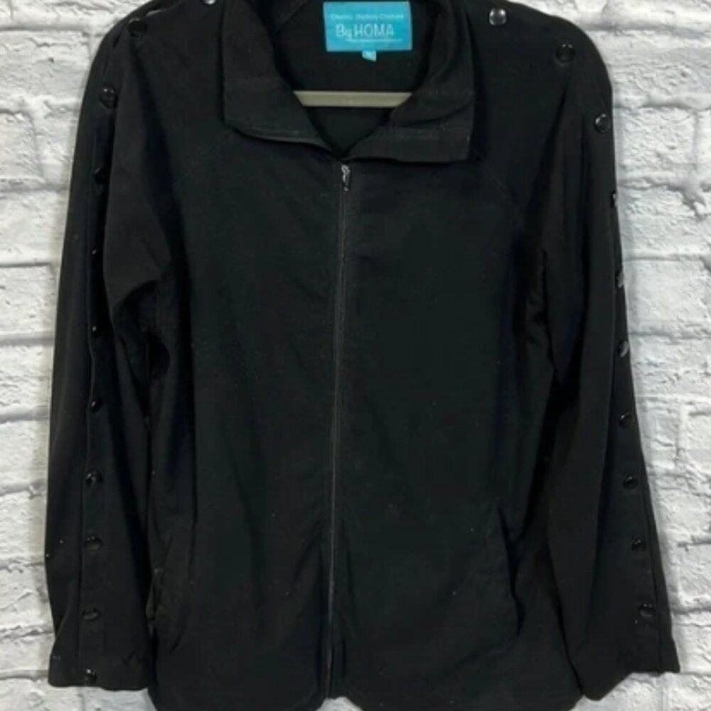 chemo dialysis couture jacket by HOMA | size XL | black